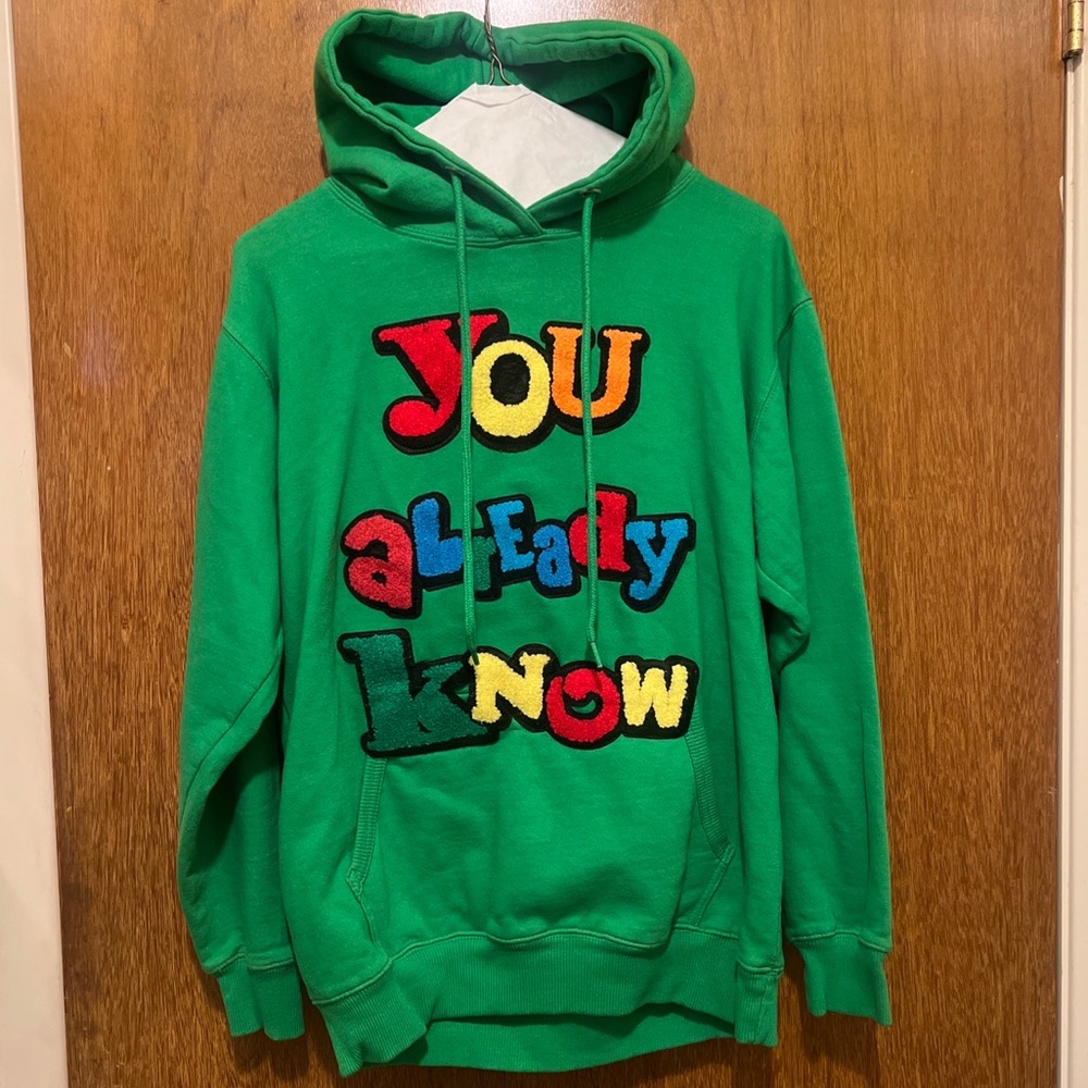 Rawyalty Raw Own The Now You Already Know!Hoodie Green Men Size Small EX Rare